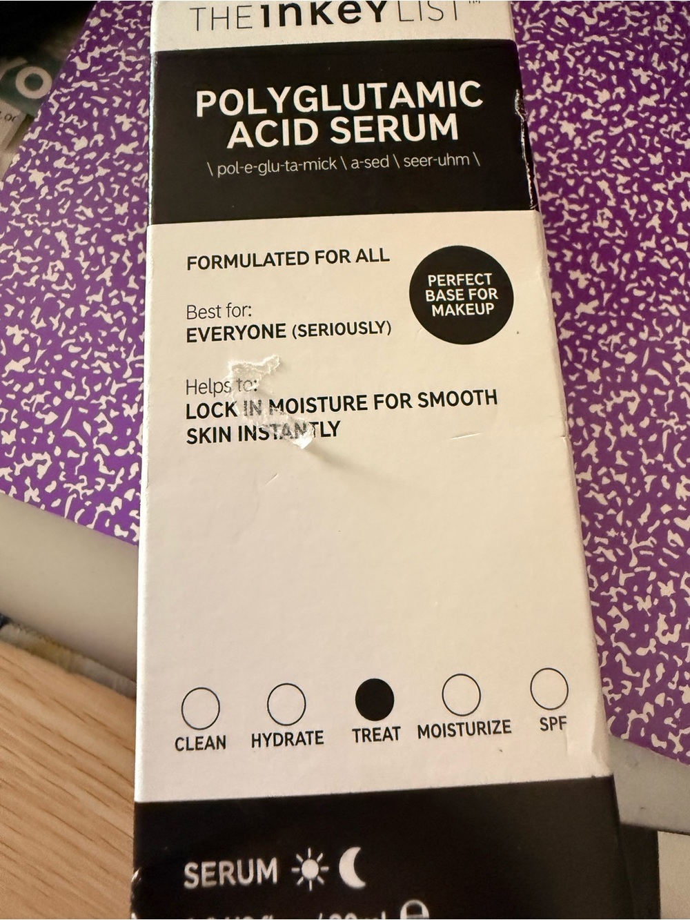 The Inkey List Polyglutamic Acid Serum — Hydrating White Serum (White)